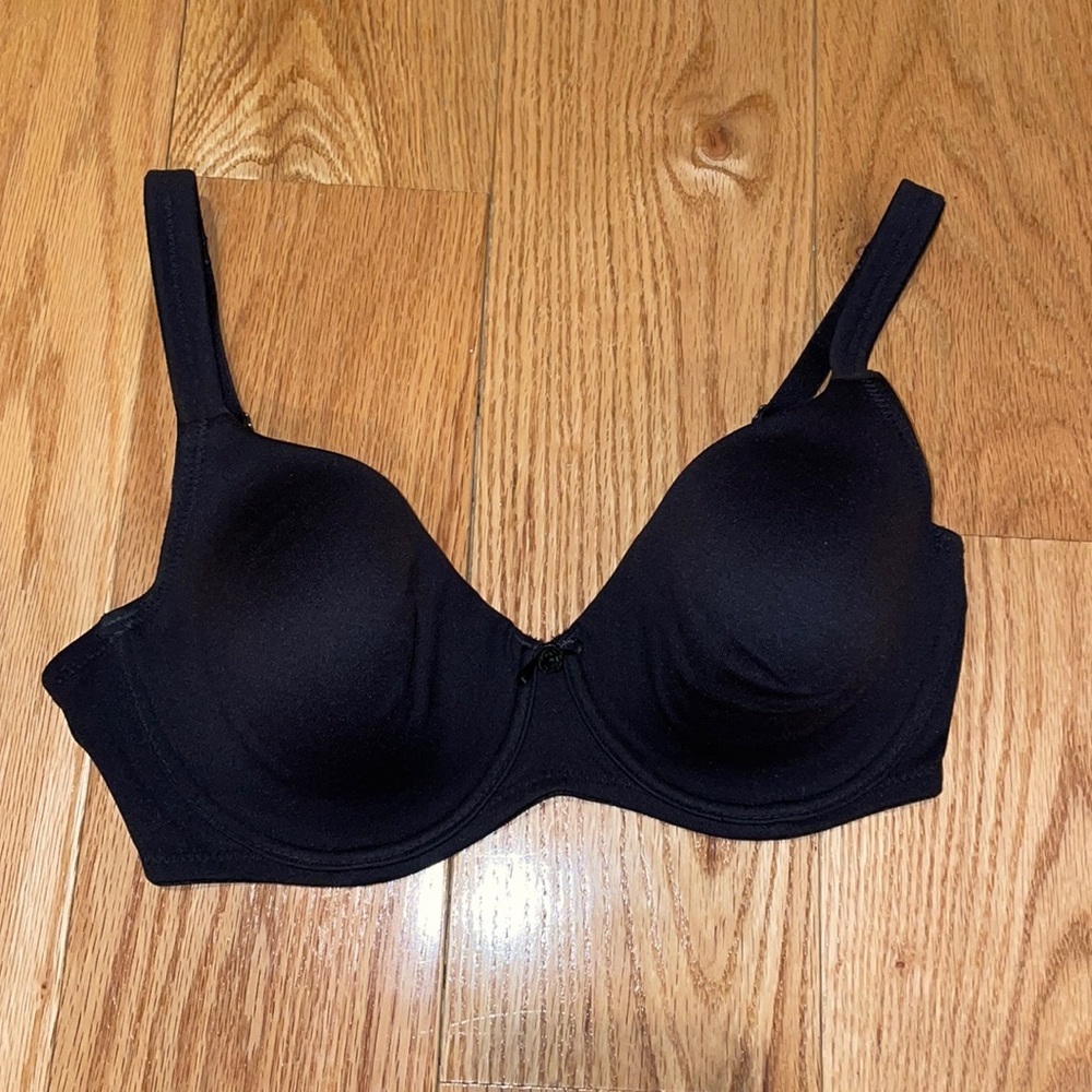 💖Bundle It!💖 Simple Black Bra with Rose Bow